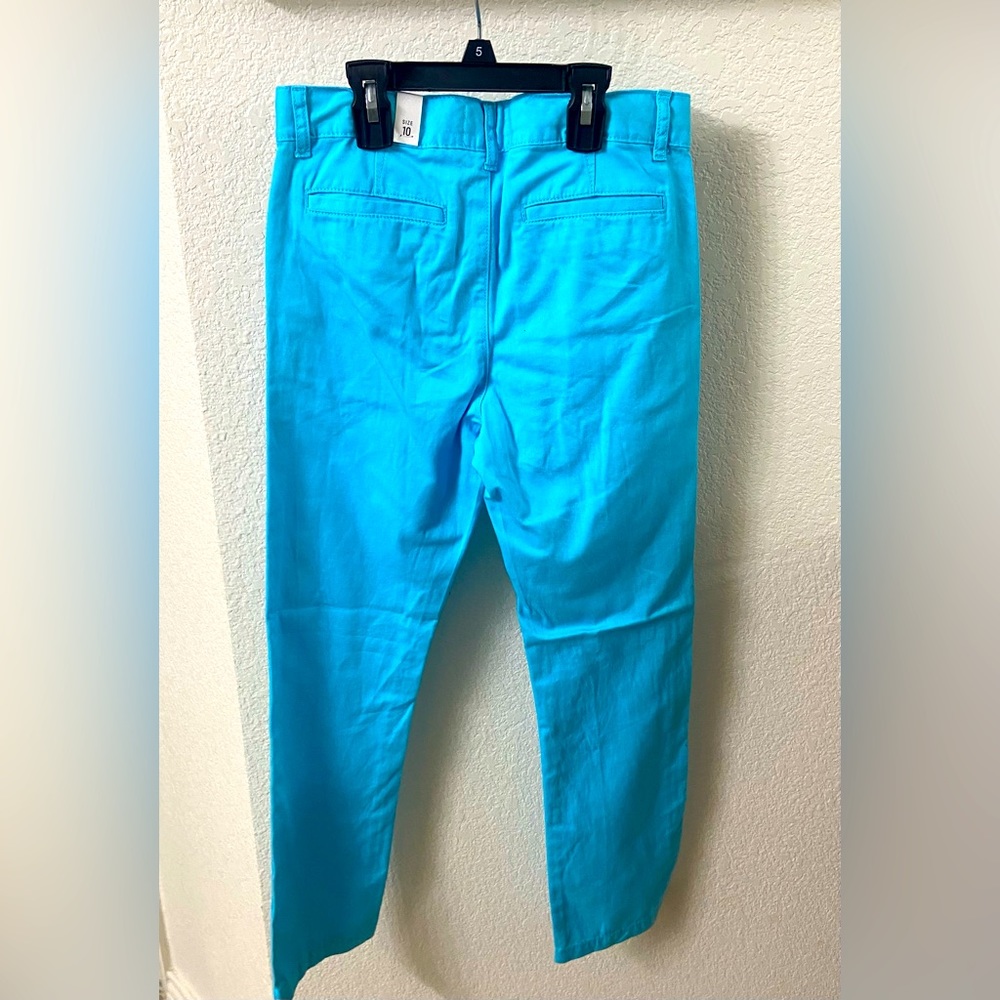 Boys Stretch Skinny Chino Pants Size 10 - Picture 2 of 5